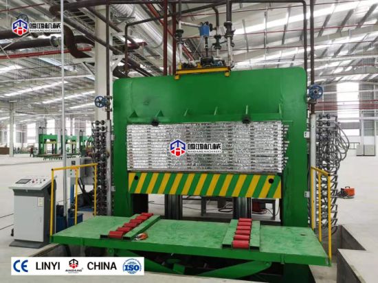 Linyi City Hydraulic Plywood Hot Press Machine with Composite Frame