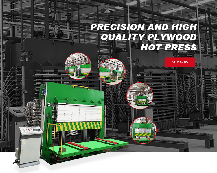 Plywood Hot Press Machine with High Efficiency Heating Transfer