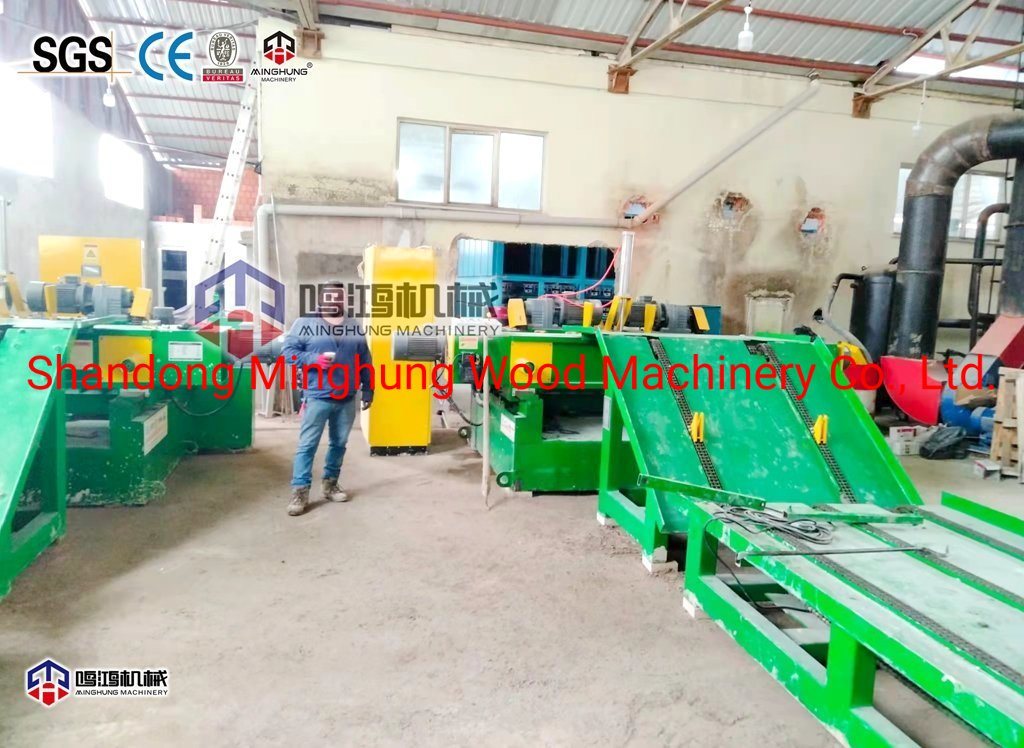 8feet Wood Veneer Lathe with Air Conditioner Electric Box for Peeling Produce Wood Papel
