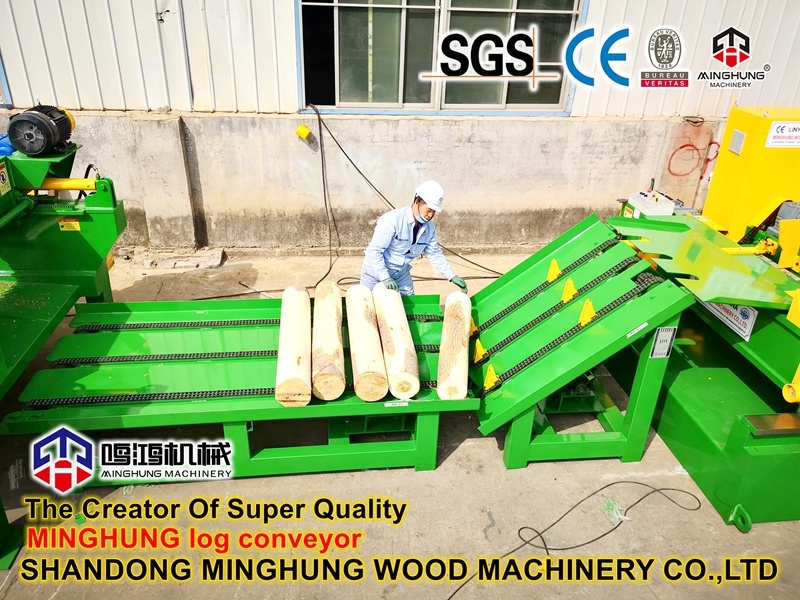 Log Infeeder for Convey Wood Into Wood Veneer Machine