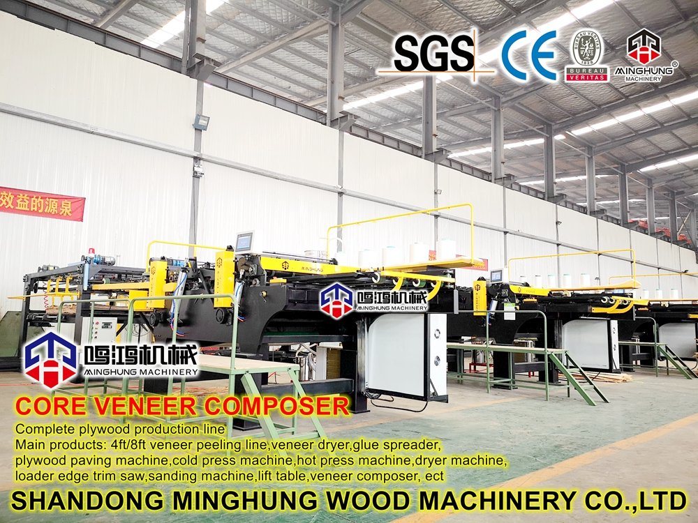 Thin Core Veneer Jointing Machine for Making Plywood
