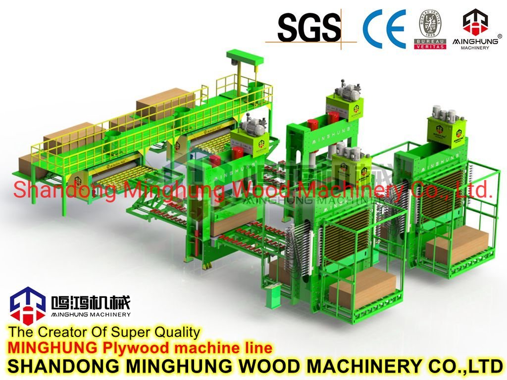 Sperrholzmaschine Holzbearbeitung Heißpressmaschine