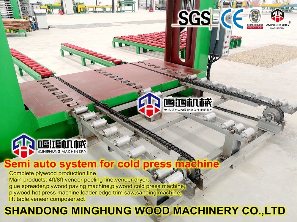 Plywood Press Cold Press dengan Siemens Motor