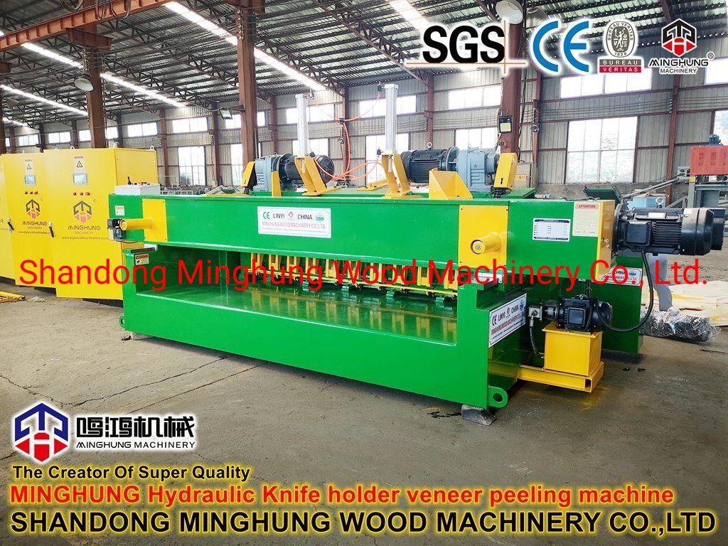Poplar Birch Beech Plywood Wood Veneer Peeling Machine Lathe