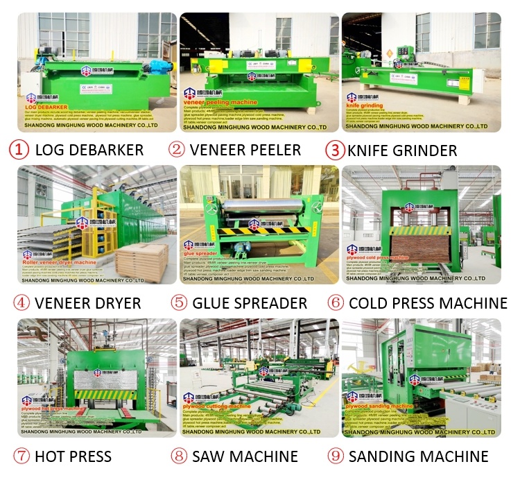 Hydraulische 4-Fuß-Holzhacker-Entrindungsmaschine in China