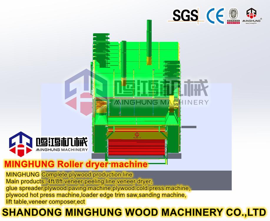 Mesin Roller Transport Veneer Dryer untuk Produksi Veneer
