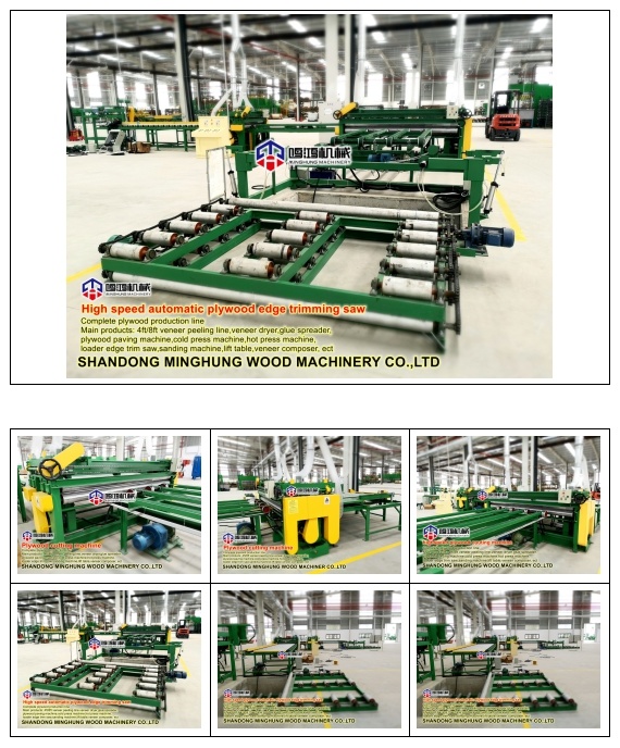 Sperrholzschneidemaschine Kantensägemaschine mit Rollentyp