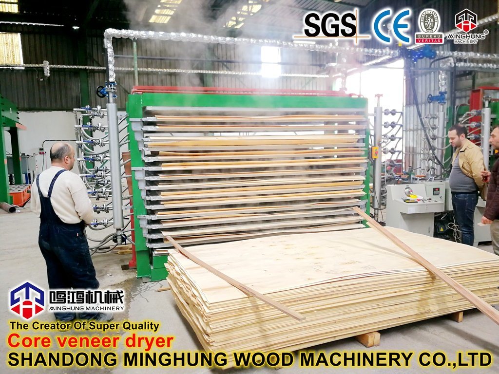 Veneer Drier for Drying Veneer Core