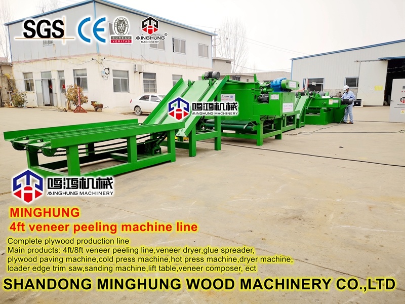 Wood Veneer Peeling Machine for Timber Processing