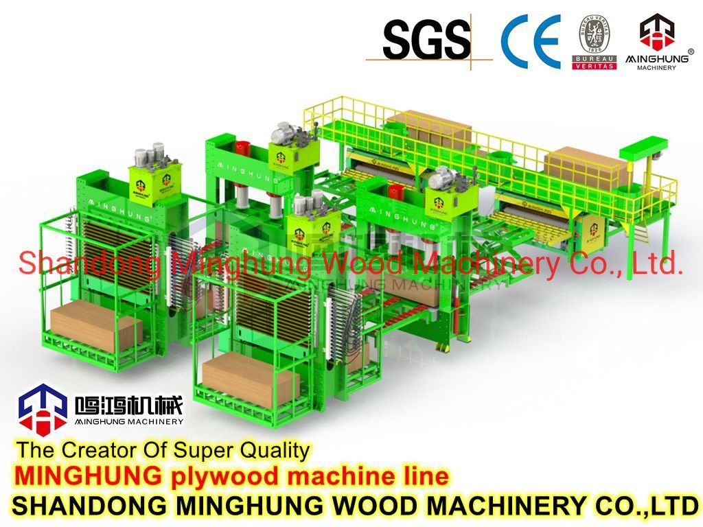 Sperrholzmaschine Holzbearbeitung Heißpressmaschine
