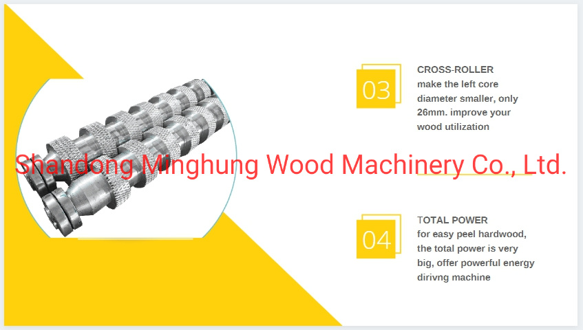 Baumbearbeitungsmaschine Furnierschälmaschine