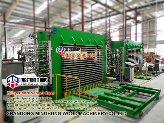 33t 15layers Hydraulic Hot Heating Press Machine for Plywood Manufacturing