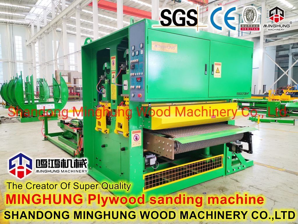 Wide Belt Wood Sanding Machine Sander Machine for Plywood Production Manufacturing