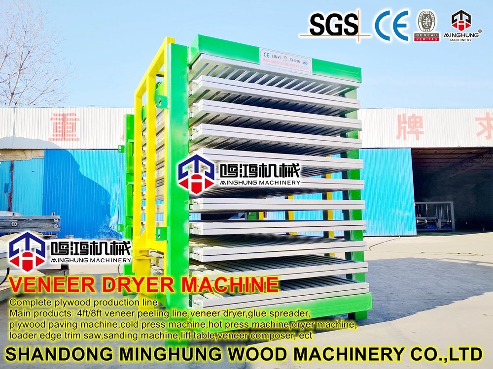 Plywood Core Veneer Press Dryer untuk Mesin Pengerjaan Kayu