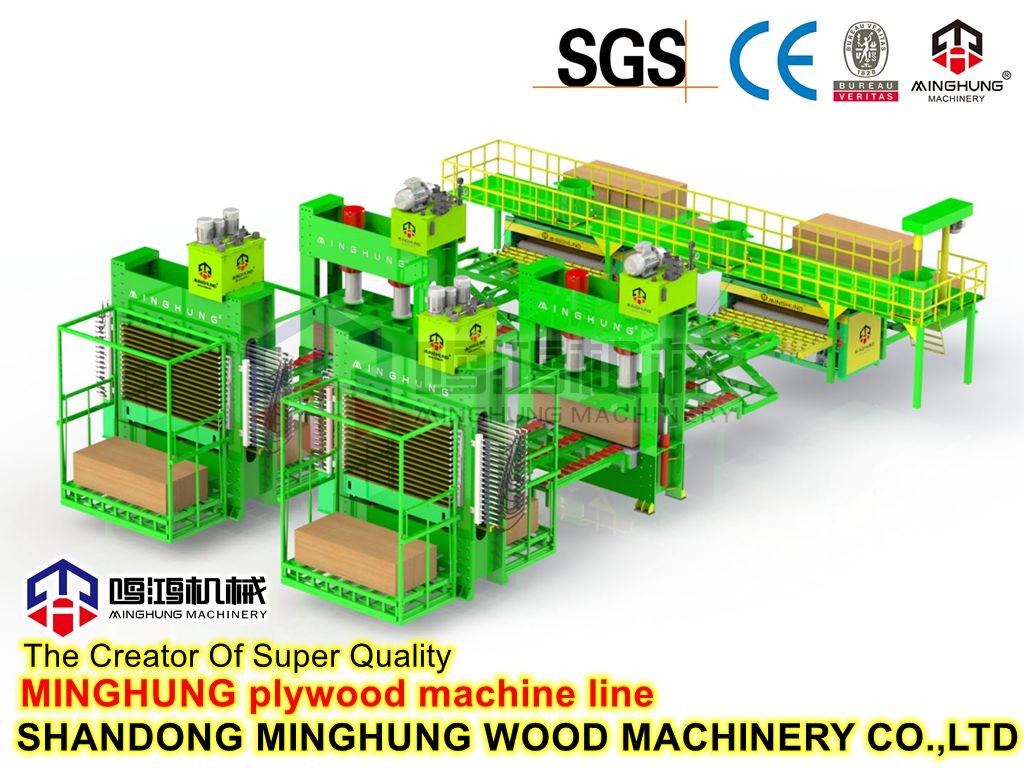 Hot Cold Press for Plywood Production Line
