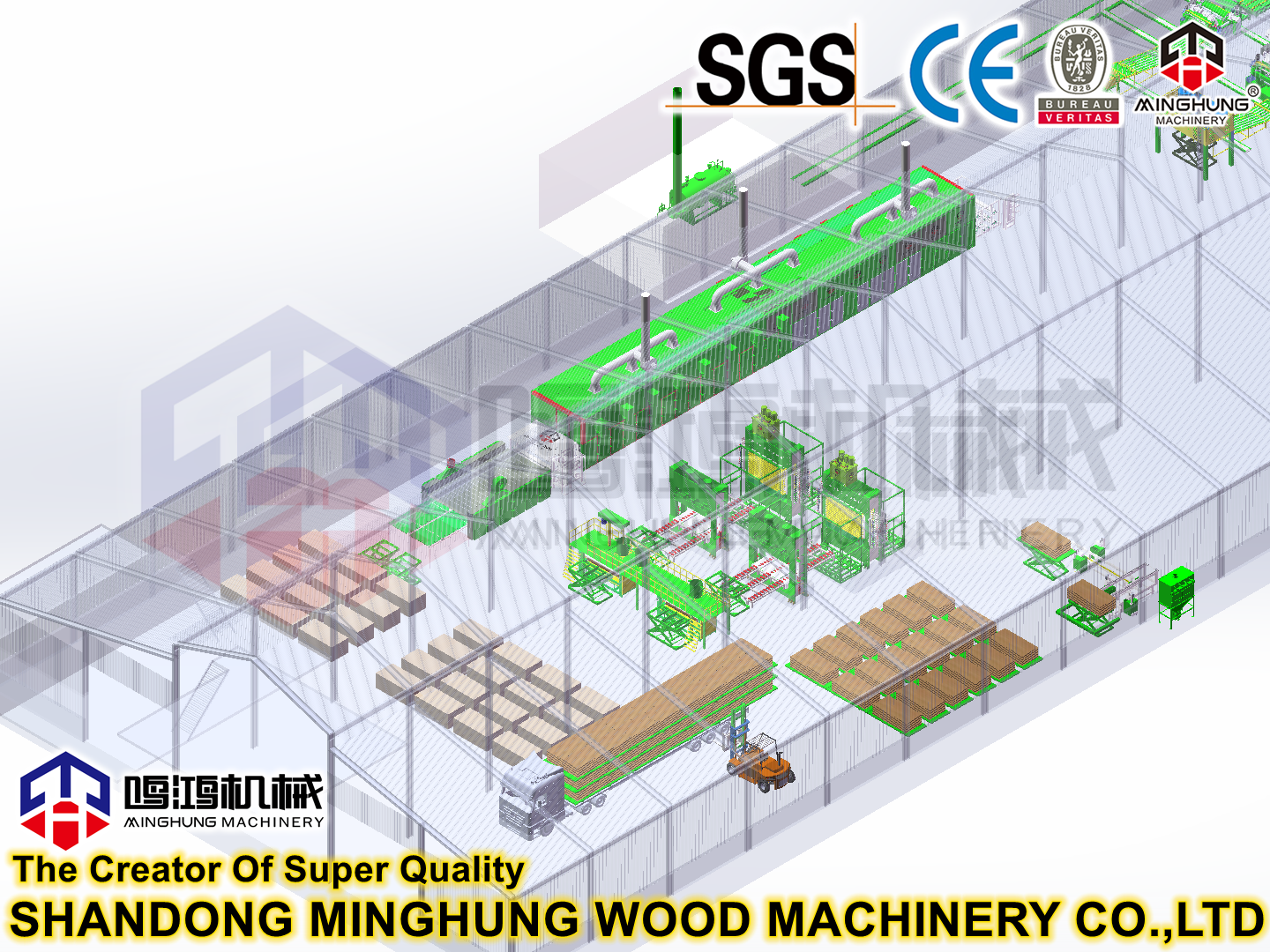 Plywood Production Process Design