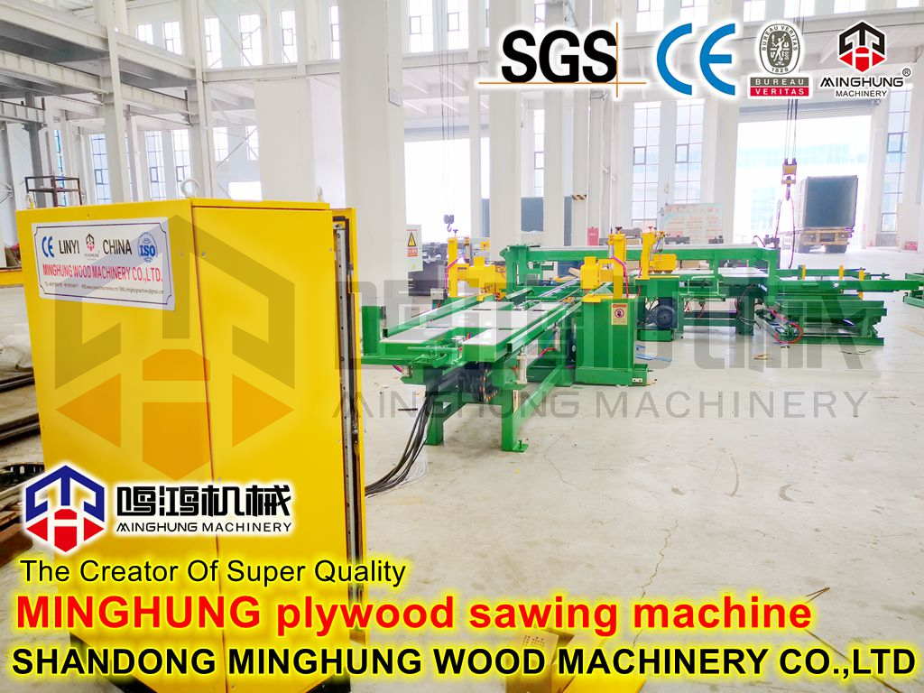 Filmed Faced Plywood Production Edge Cutting Machine