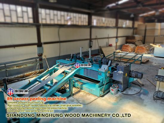 Automatic Plywood Woodworking Spindleless Veneer Peeling Lathe Machine