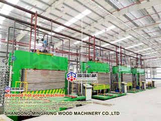 Automatic Lift and Down Oil/Steam Hot Press Machine for Making Plywood