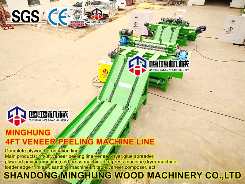 Plywood Production Line Veneer Peeling Machine