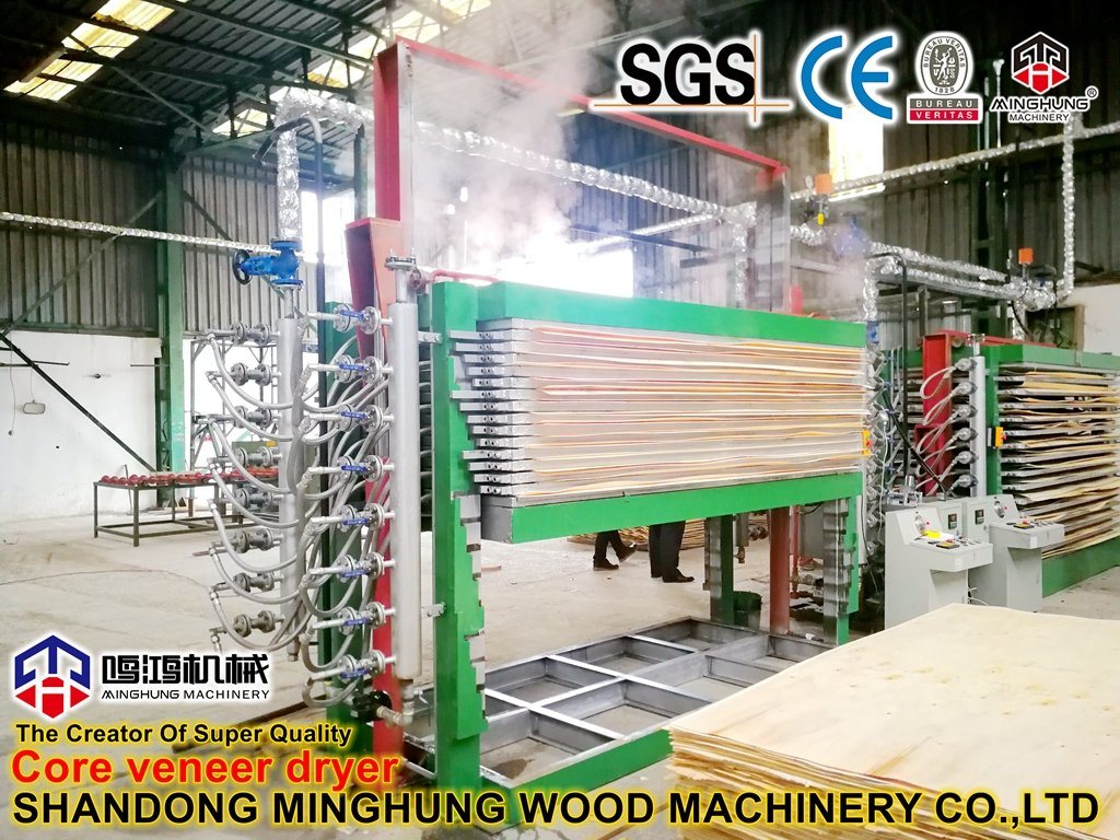 Mesin Press Veneer Dryer untuk Produksi Plywood