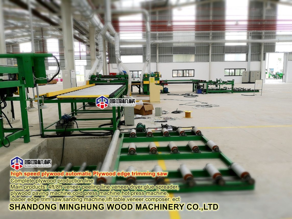 Plywood Four Edges Cutting Trimming Saw for Plywood Production