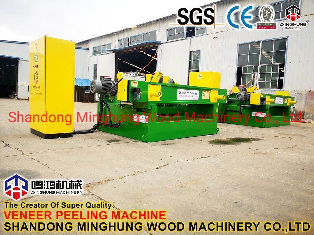 4feet Spindleless Wood Peeling Machine for Veneer Core Papel Bucks Production