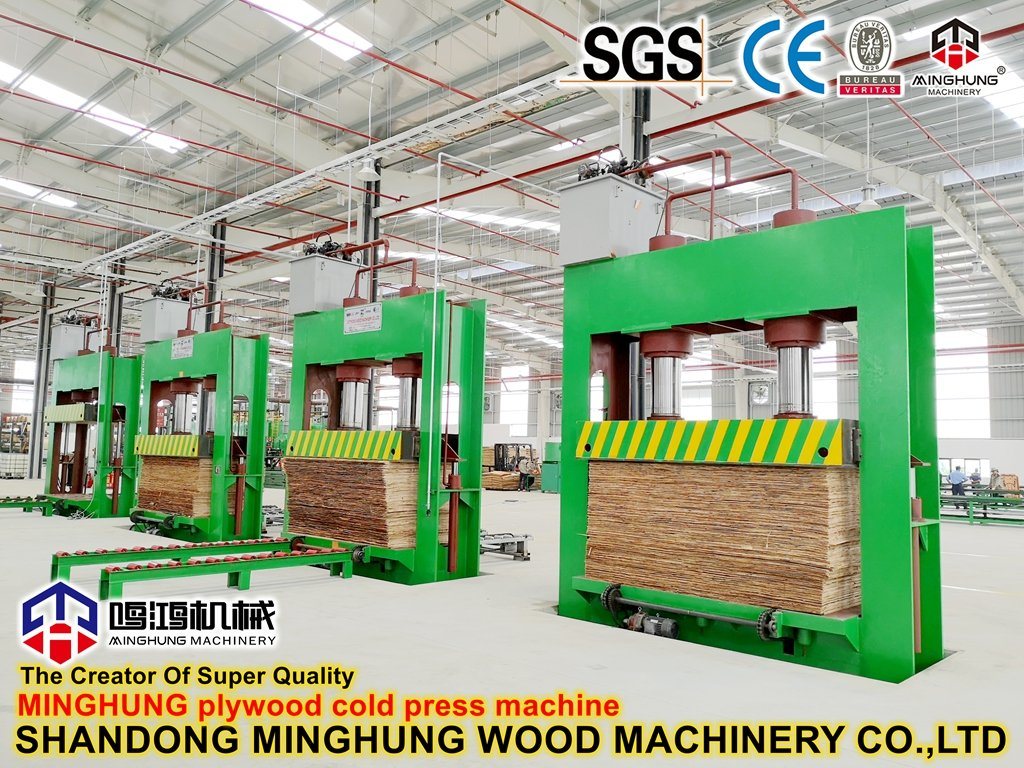 Mesin Plywood Membuat Cold Press dengan Siemens Motor
