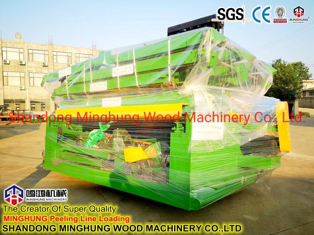Wood Log Rounding Debarking Machine for Veneer Production