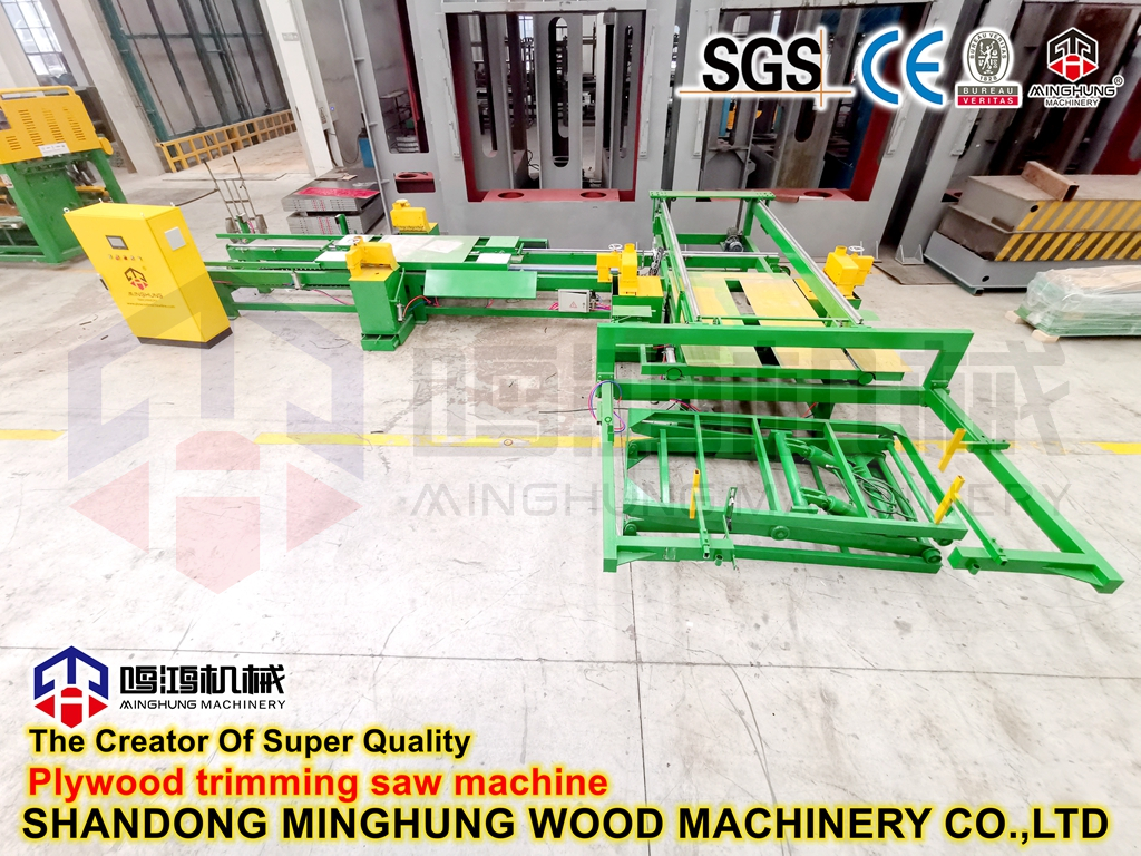 Plywood Production Line Plywood Edge Cutting Saw Machine