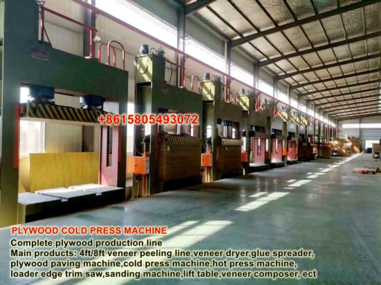 Hot Sale 400t/500t/600t Cold Press Machine for Plywood Making 