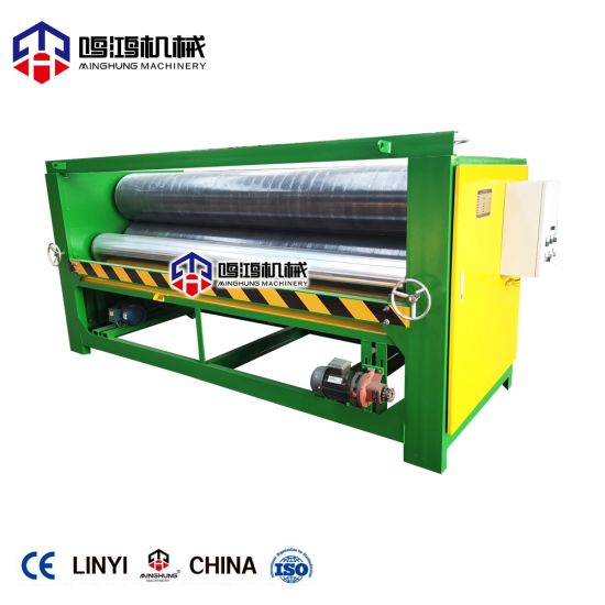 China Automatic Plywood Veneer Glue Roller Spreading Machine for