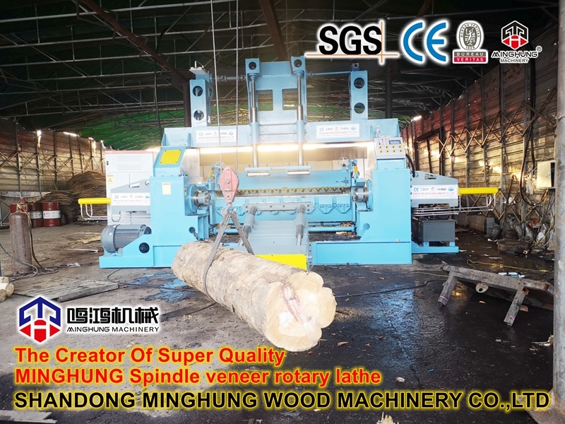 Spindle Log Peeling Lathe untuk Veneer Wajah