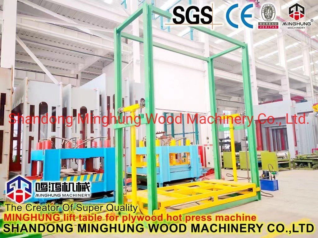 Meja Angkat Woodworking untuk Mesin Press Panas