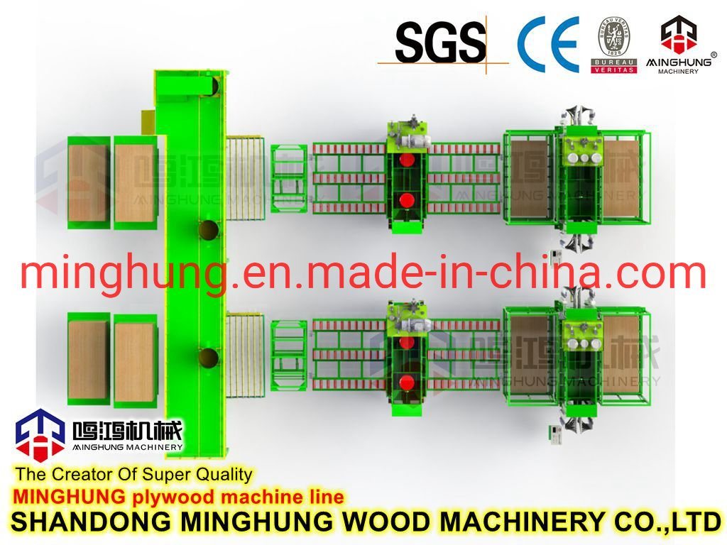 Laminated Veneer Lumber Core Hot Press Machine untuk Mesin Woodworking Plywood