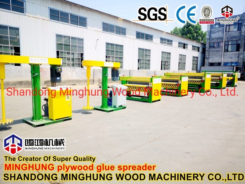 Mesin Penyebar Lem Woodworking Roller