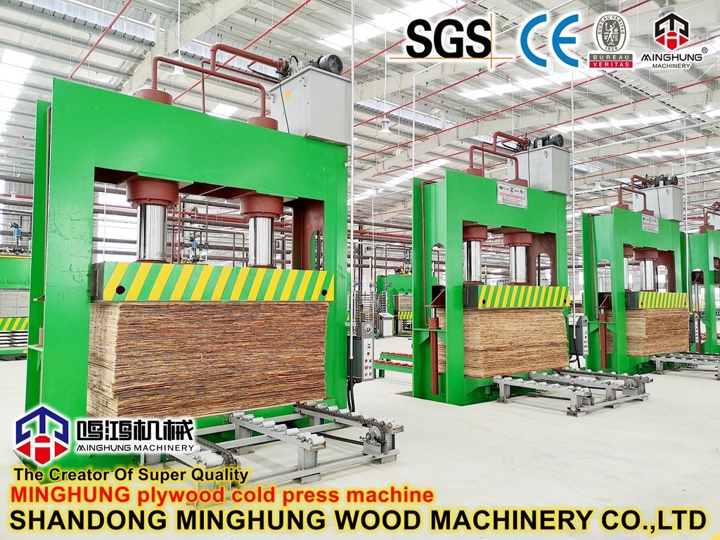 5005 Mesin Cold Press Plywood untuk Pre Pressing Plywood
