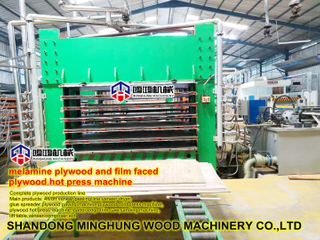 Melamine Hot Press Plywood Machine