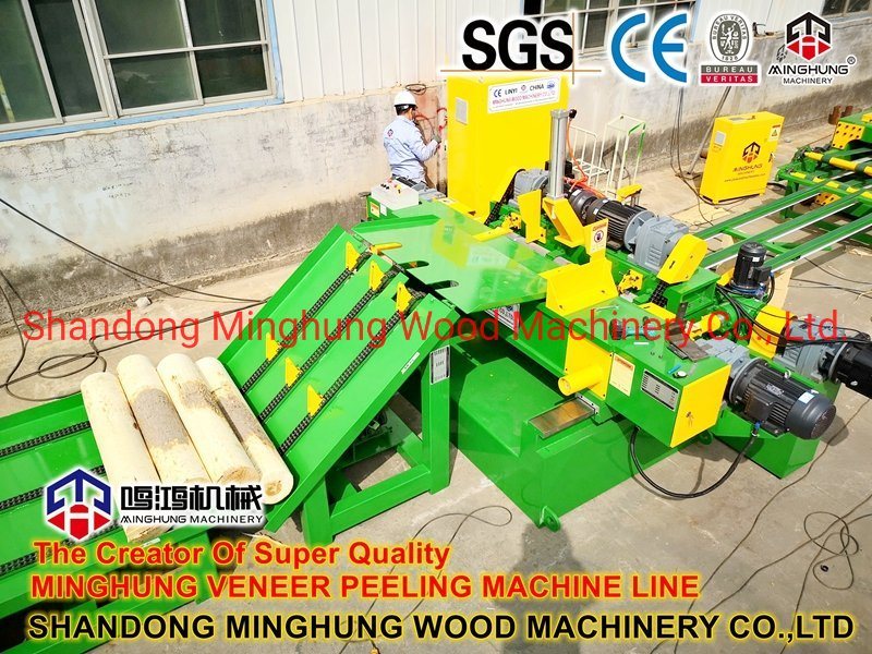Spindleless Rotary Log Debarking Rounding Peeling Machine untuk Veneer Mill