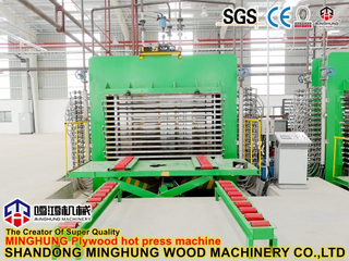 Plywood Hot Press with Strong Double Frame