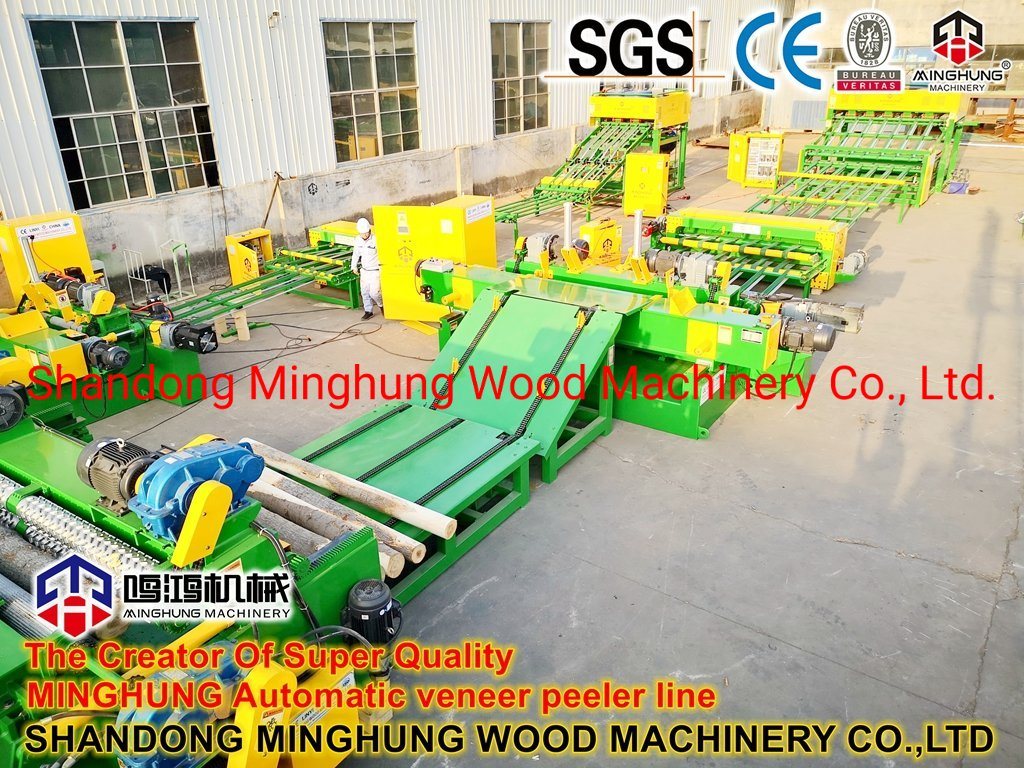 China Strong 8feet 9feet Wood Log Veneer Peeling Machine