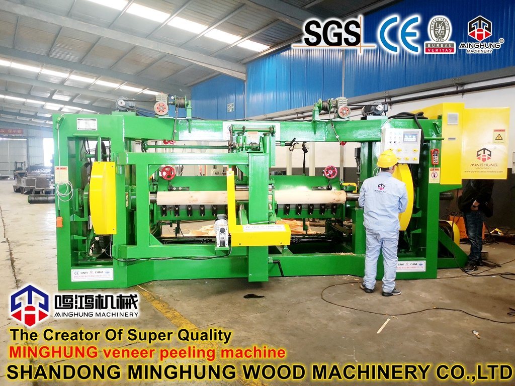 Woodworking Spindle Rotary Log Peeling Machine for Plywood Making