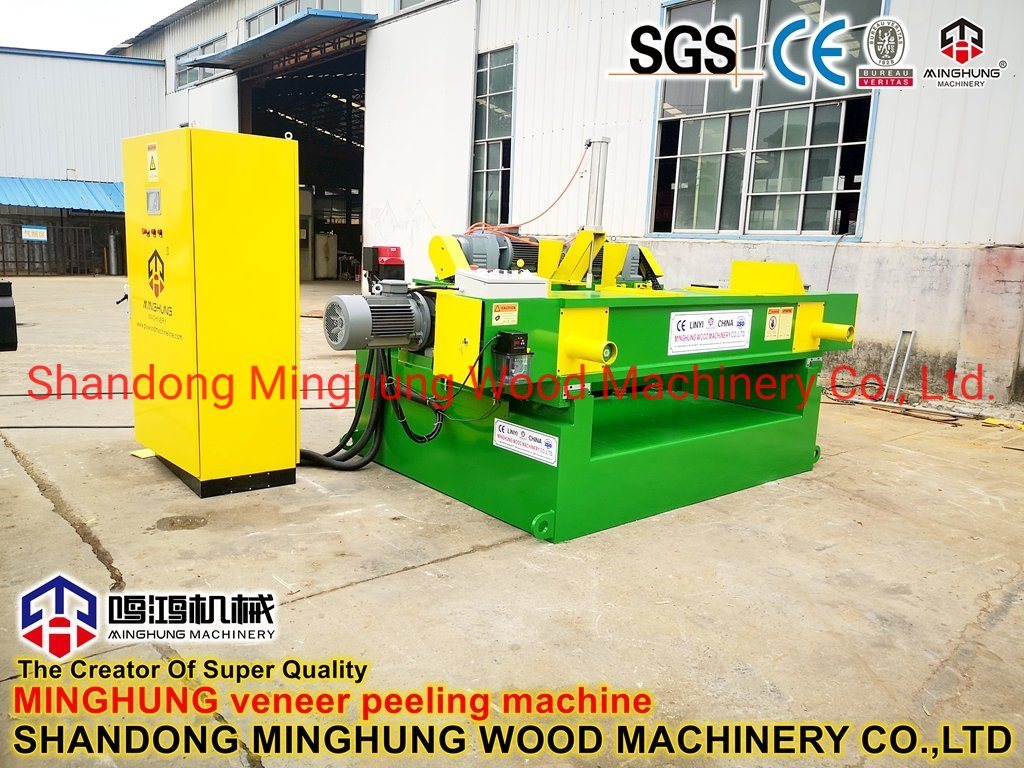 Rotary Peeling Lathe for Peeling Hardwood Birch Veneer Core Plywood