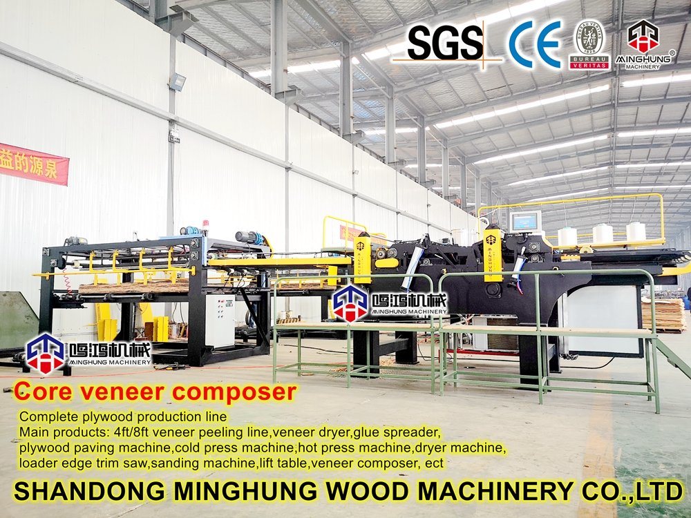 Plywood Core Veneer Composing Machine for Making Plywood