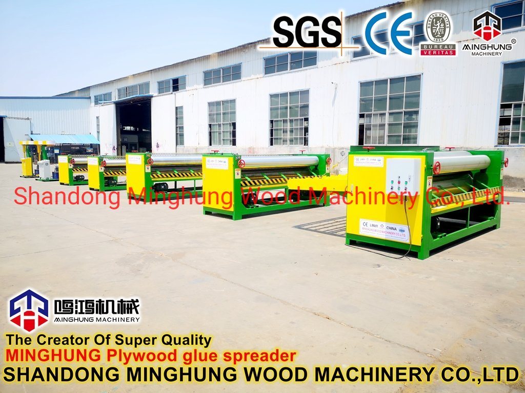 Mesin Penyebar Lem Woodworking Roller