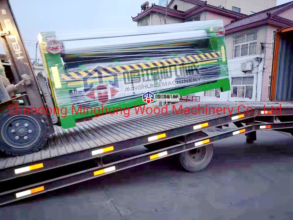 Mesin Pelapis Lem Veneer Kayu Lapis 4 kaki