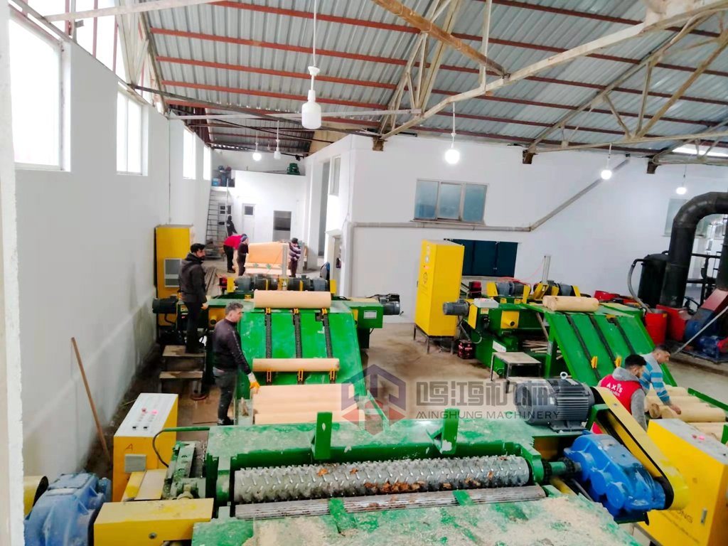 Mesin Pembuat Veneer Inti untuk Produksi Kayu Lapis