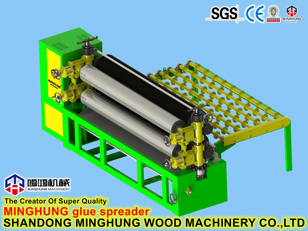 Veneer Glue Spreader for Plywood Production Manufacturing