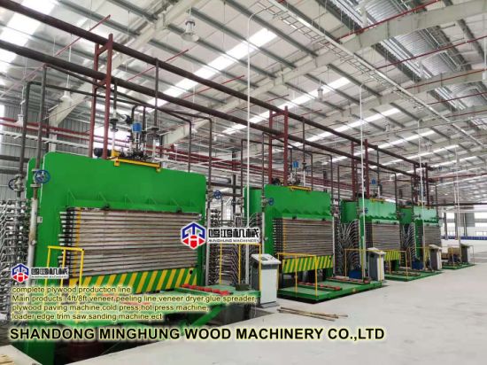 Hydraulic Plywood Hot Press with Thick Hot Platen for Woodworking