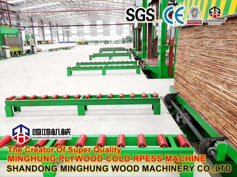 China Woodworking Plywood Veneer Cold Press Machine